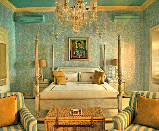 Mountbatten Suite at the newly restored SUJAN Raj Mahal Palace, Jaipur